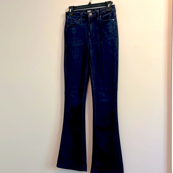 PAIGE Denim - PAIGE Women's Paige Lousette High Rise Flare Abrielle Jeans Size 25 Peti…